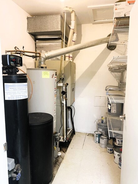 Utilities and storage. - 1611 Ludean Dr