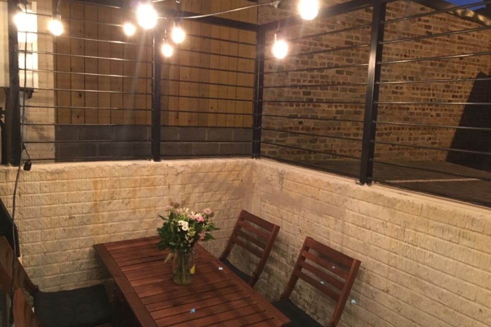 terrace at night - 1344 Maryland Ave NE