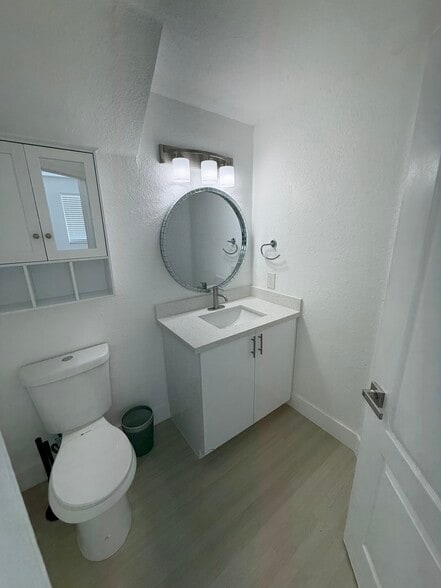 newly renovated half-bathroom - 8814 W Flagler St