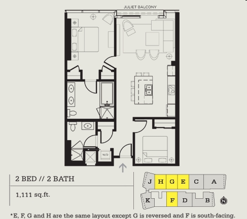 2BR/2BA - The Martin