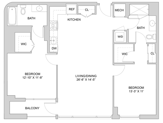 Floorplan - The Modern at Art Place