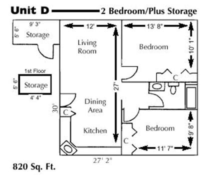 Unit D - Morningside Apartments