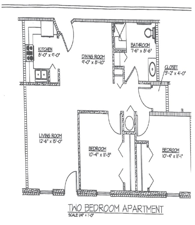 2BR/1BA - Eagle Springs Retirement Living