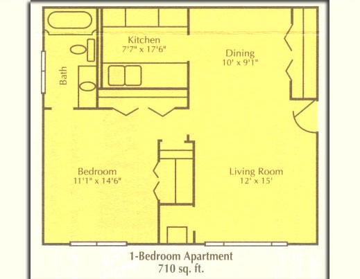 1BR/1BA - Sheffield Village Apartments & Townhomes