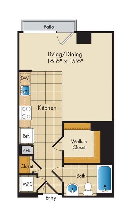 Floorplan - Flats 130 at Constitution Square