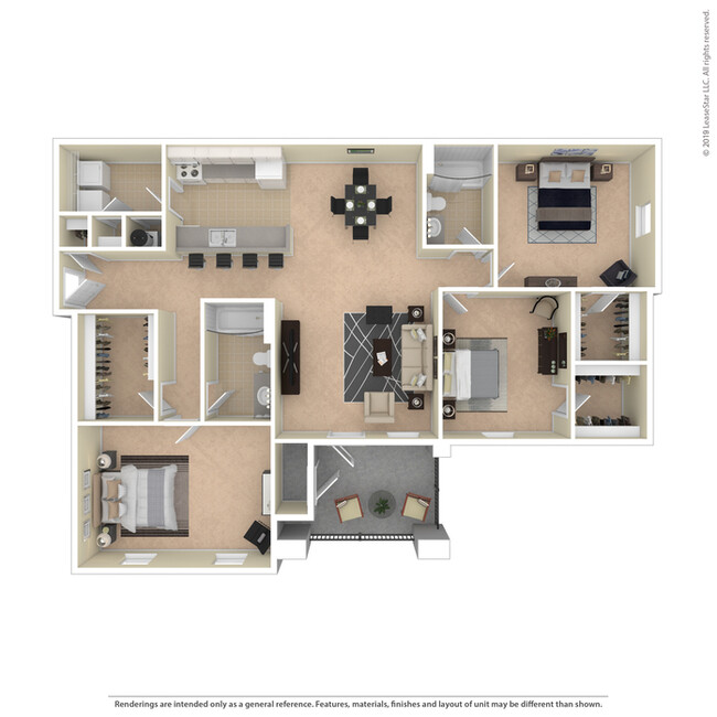 Floorplan - Adrian on Riverside