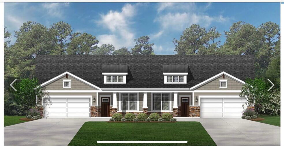 Front elevation left unit - 401 Cadence Cir