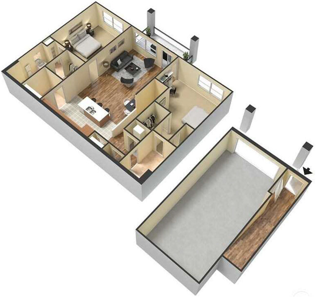 Floorplan - Meridian Park Apartments