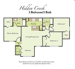 3BR/2BA - Hidden Creek Villas