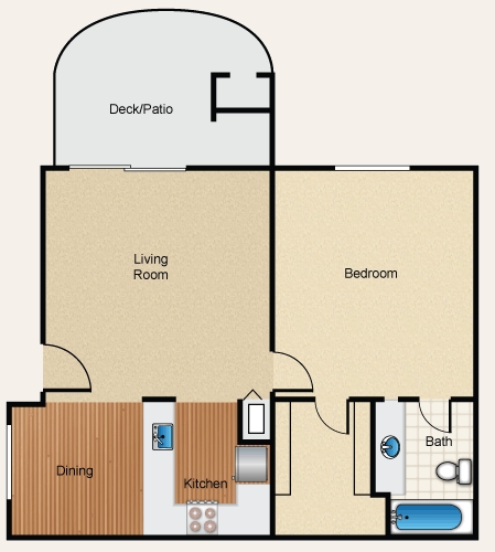 1BR/1BA - Larkspur