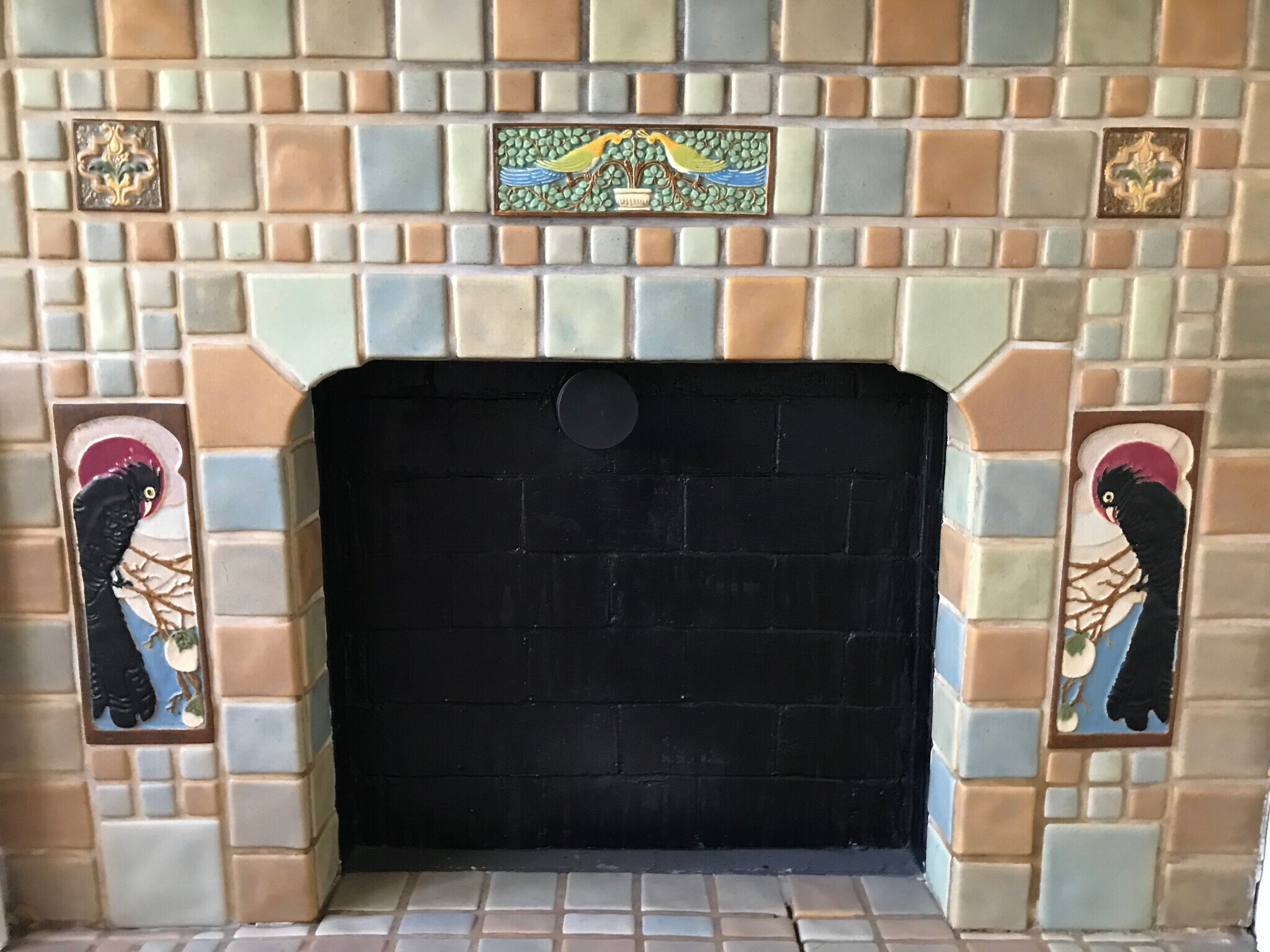 Original Catalina Tile Fireplace - 367 Junipero Ave
