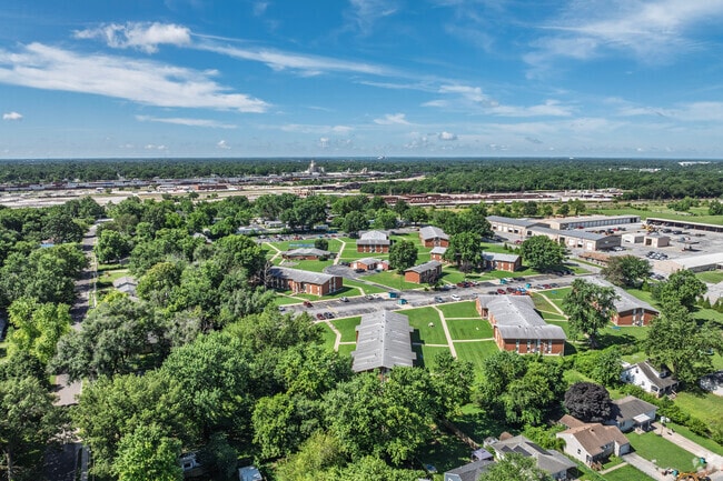 Aerial Photo - John B Hughes Apartments
