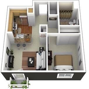1BR/1BA - Camden Harbor View
