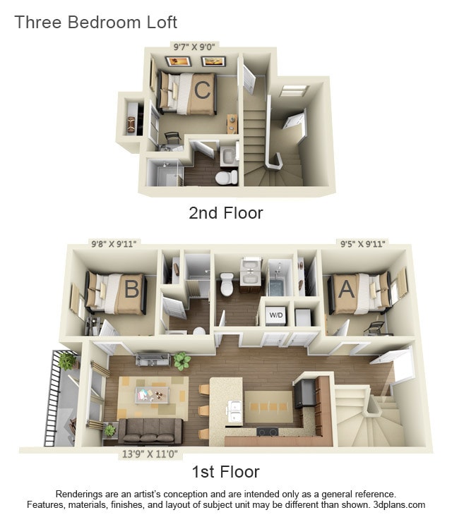 Floorplan - 75 Armory | Student Housing