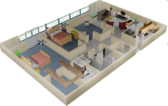 3BR/2BA - Arcadia Pointe