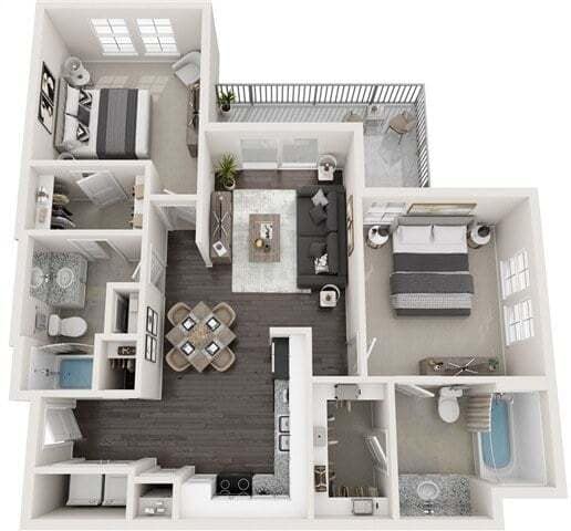 Floorplan - The Everly at Historic Franklin
