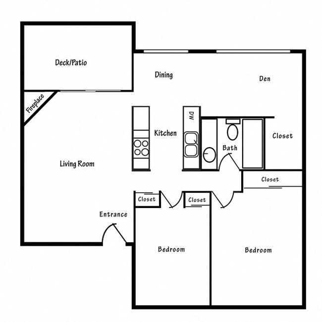 Floorplan - Royal Oaks Apartments