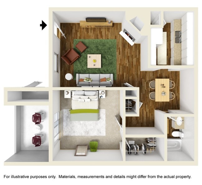 Floorplan - Serena Oaks Apartments