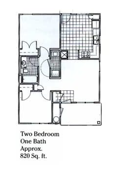 2BR/1BA - Santree Commons