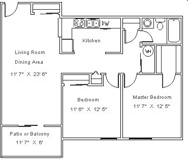 2BR/1BA - Greene Countrie