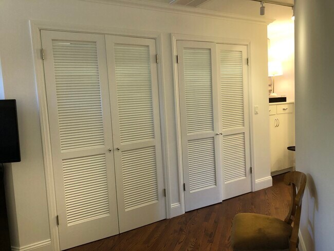 double closets - 916 Electric Ave