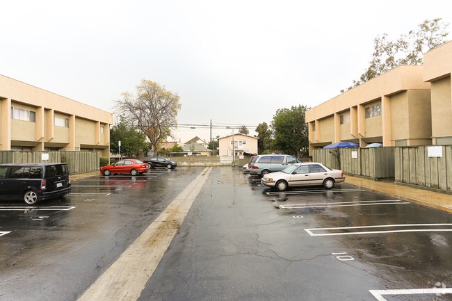 Parking Lot - La Villa Hermosa Apartments