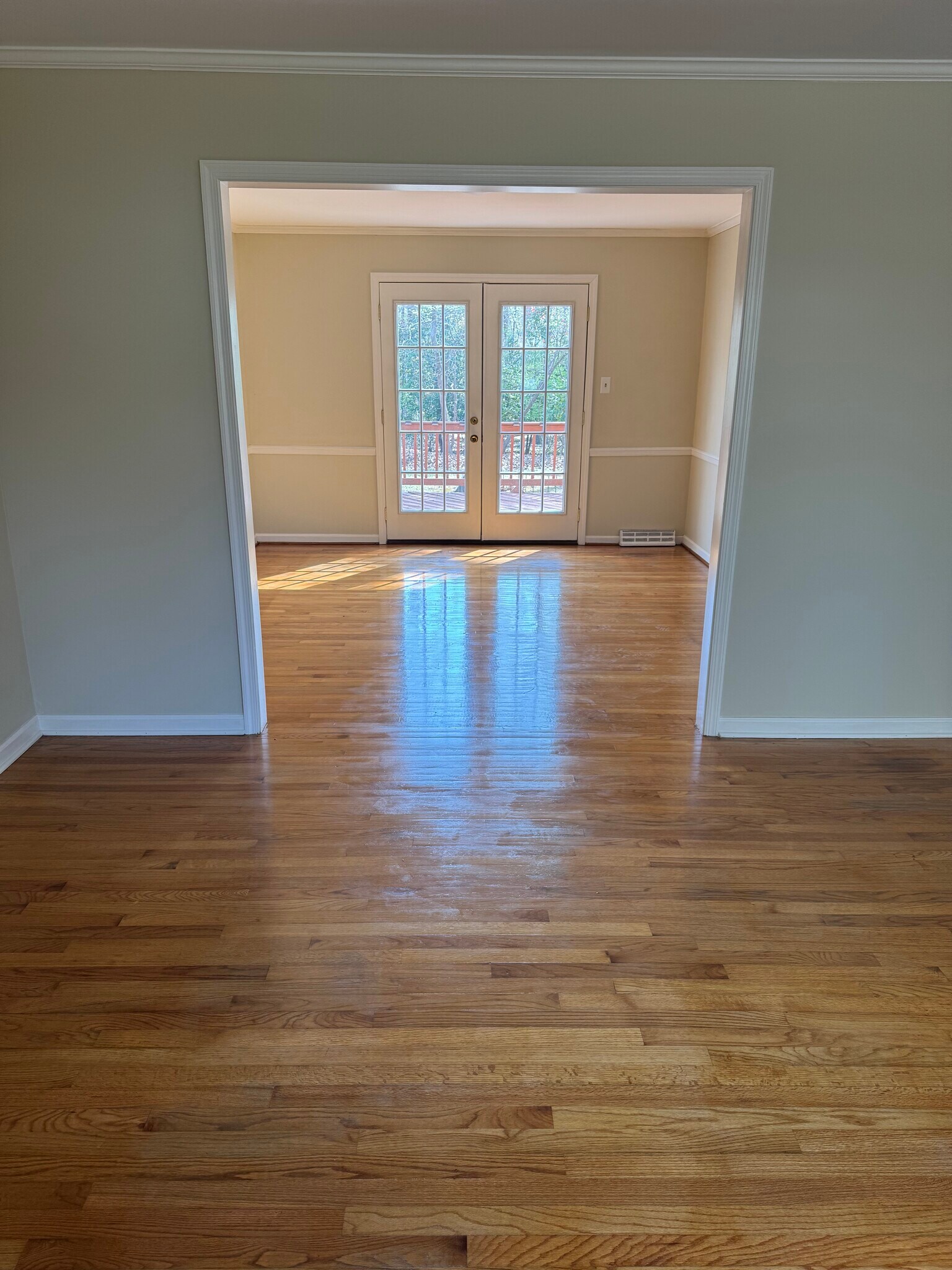 looking into formal dining room from formal living space - 5109 Forest Oaks Dr
