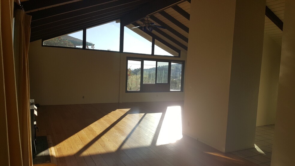 Living room from from den area - 77 Buckelew St