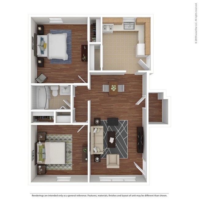 Floorplan - Landmark at Gayton Apartments