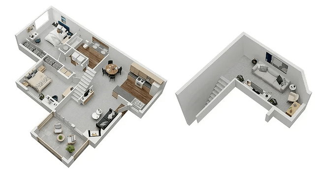 Floorplan - Devonwood and First Place Apartments