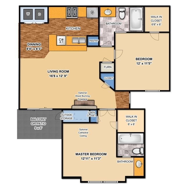 Bristol Full Deluxe - Patterson Place Apartments