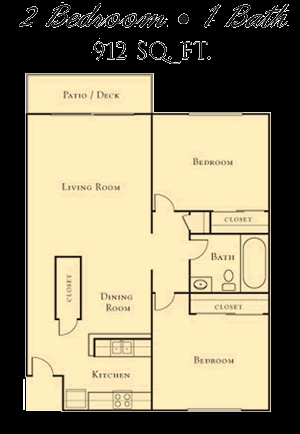 2BR/1BA - Santa Rosa Garden Apartments