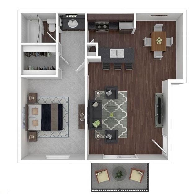 Floorplan - Riverwalk Apartments