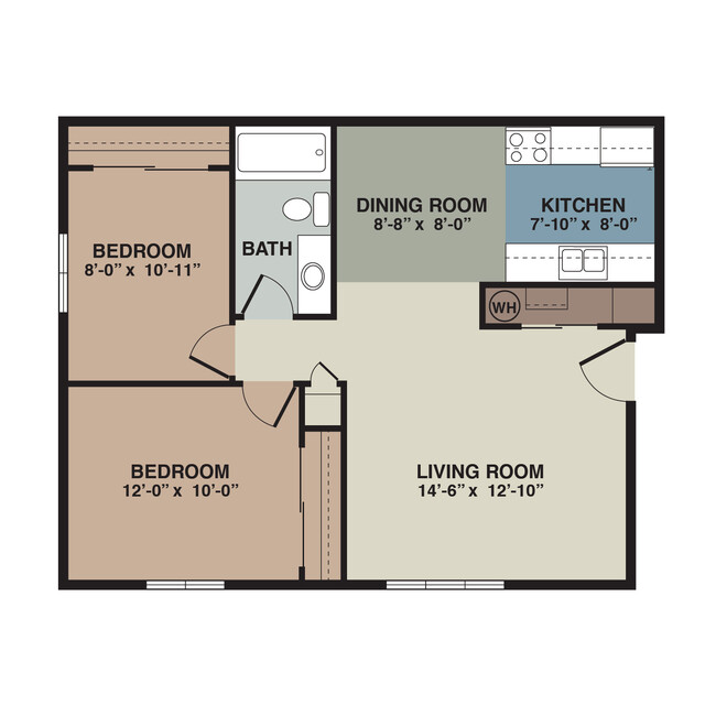 Floorplan - Ashland Apartments