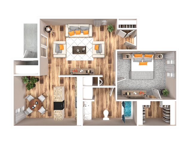 One Bedroom One Bathroom - The Fitzgerald
