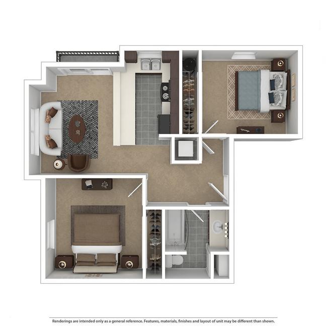 Floorplan - Louis York Apartments