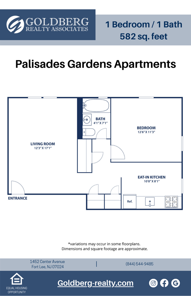 Floorplan - Palisade Gardens Apartments