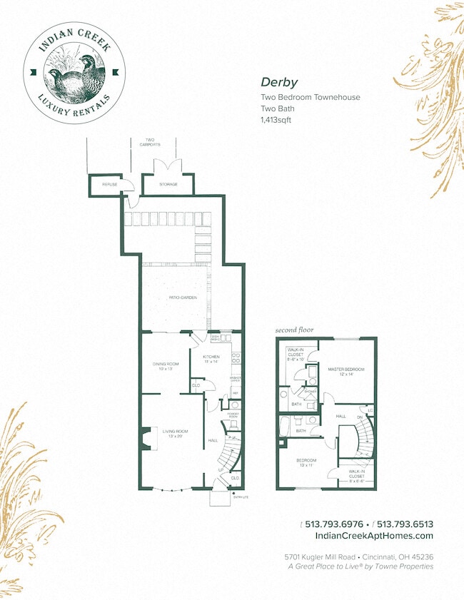 Floorplan - Indian Creek Apartments and Townhomes