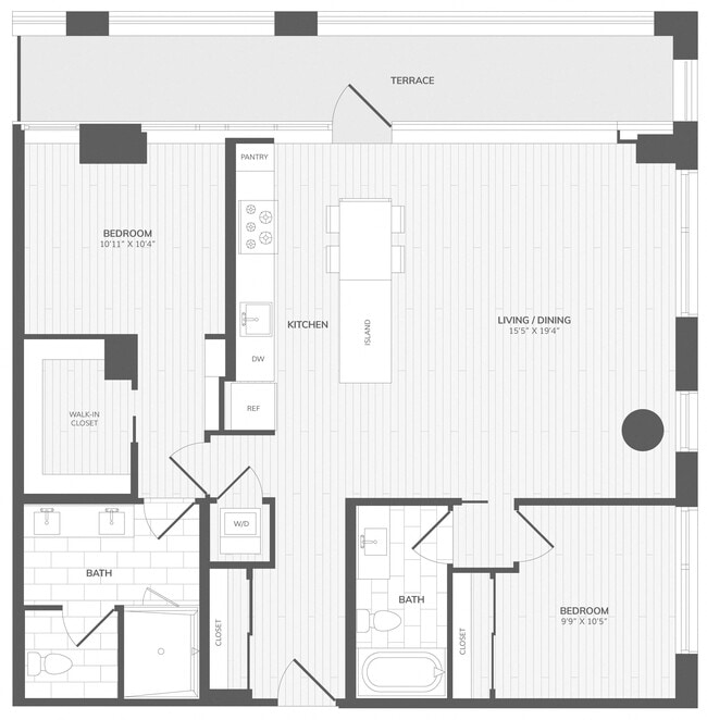 Floorplan - Intersect at O