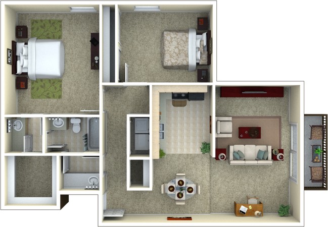 Two Bedroom - Avistele at Andalusia