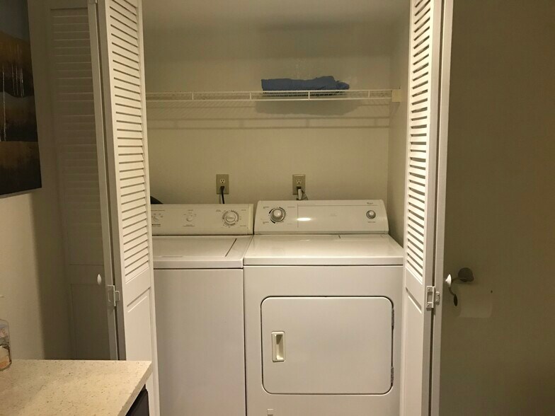 Convenient washer and dryer in the apartment - 400 N Sunrise Way