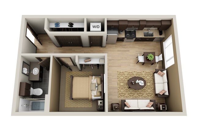 Floorplan - Deer Ridge Apartment Homes