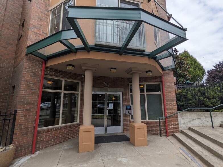 Building entrance - 700 E Denny Way