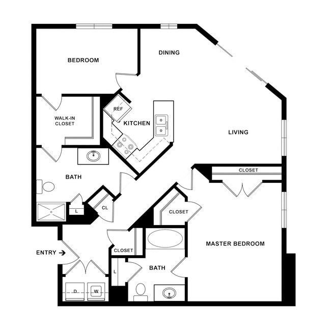 Floorplan - Ashley Square at SouthPark