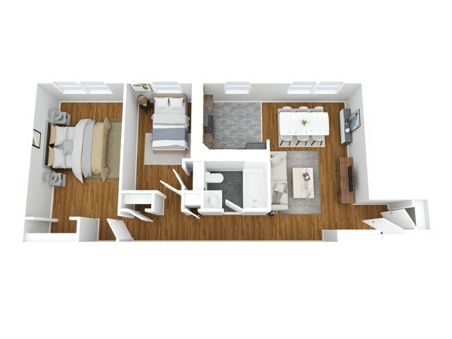 Floorplan - Walker Court Apartments