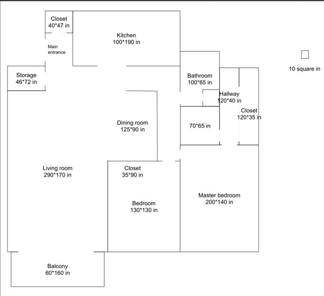floor plan - 401 S Grove Ave