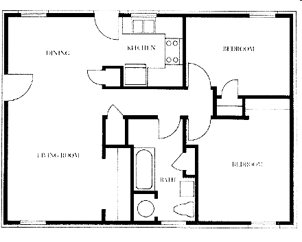 2BR/1BA - Frio Apartments