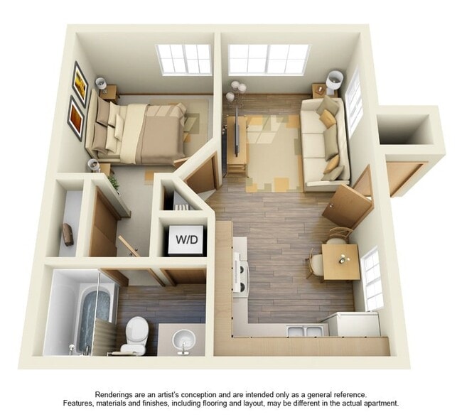 Floorplan - Country Club at The Meadows - 55+ Senior Apartments