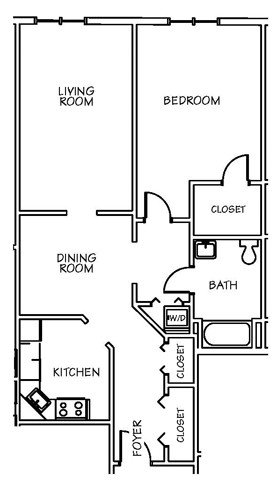 Floorplan - Lenox Village Apartments