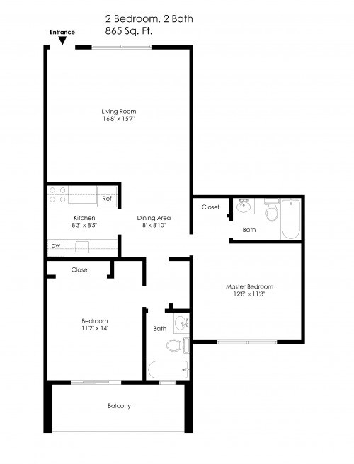 2BR/2BA - 6350 Forward Ave